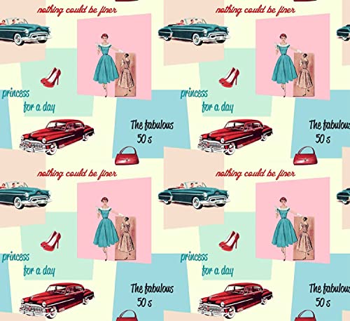 Jersey Stoff Elastisch Pettycoat Retro 50er Pastell Töne Bunt Natur 150 cm 15,98 €/m Farbe Bunt Cover