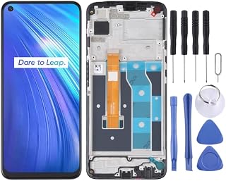 Peças de reposição para celular Tela LCD e Digitalizer Montagem completa com quadro para oppo realme 6 rmx2001