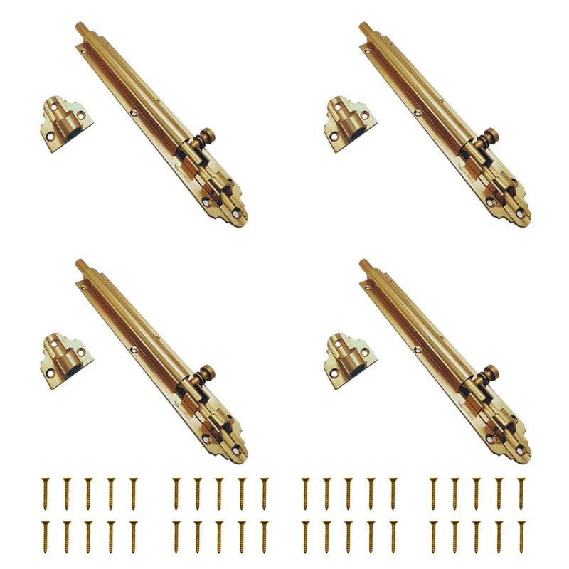 Volo Aluminium Tower Bolts with Screws in Golden Color Size 8 Inch Tower Bolt/Door Latch/kundi/chitakni/Chitkini (Pack of 4 pcs.) (B09XSQXG9T) Amazon Price History, Amazon Price Tracker