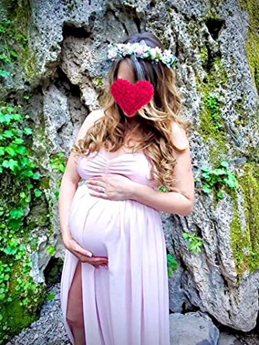 Pearl Flower Crown Floral Garland Headband Flower Halo Headpiece Hair Wreath Boho With Ribbon Party Wedding Festival Photos Pink By Vivivalue #TOP2