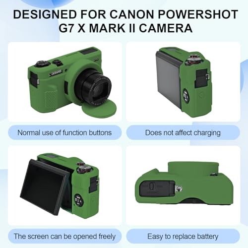 Funda para cámara Canon Powershot G7 X Mark II silicona miniatura 3