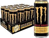 Monster Energy Java Nitro Cold Brew Sweet Black, Coffee + Energy Drink, 13.5 Ounce Liquid (pack of 12)