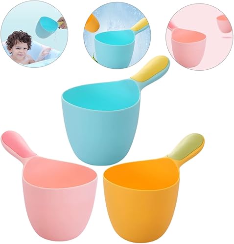 Miniatura 4 de Cucharón de agua multiusos para uso doméstico, cuchara de agua para lavar platos y enjuagar el cabello para adultos