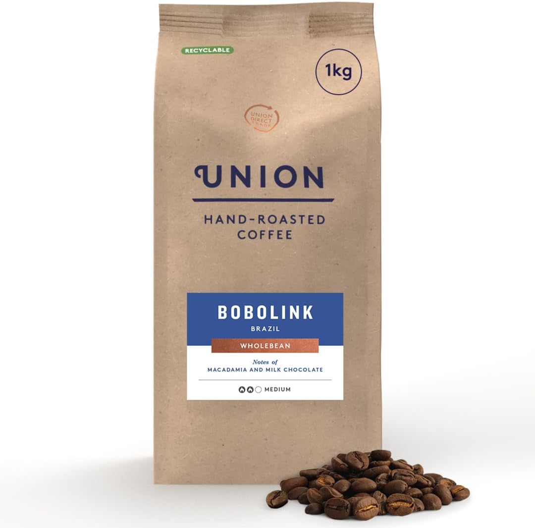 Union Coffee | Brazil Bobolink Coffee Beans | Light Roast | Pack of 1kg