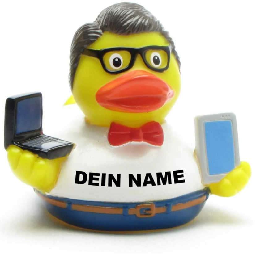 Bath Duck - Personalised (Nerd Duck)