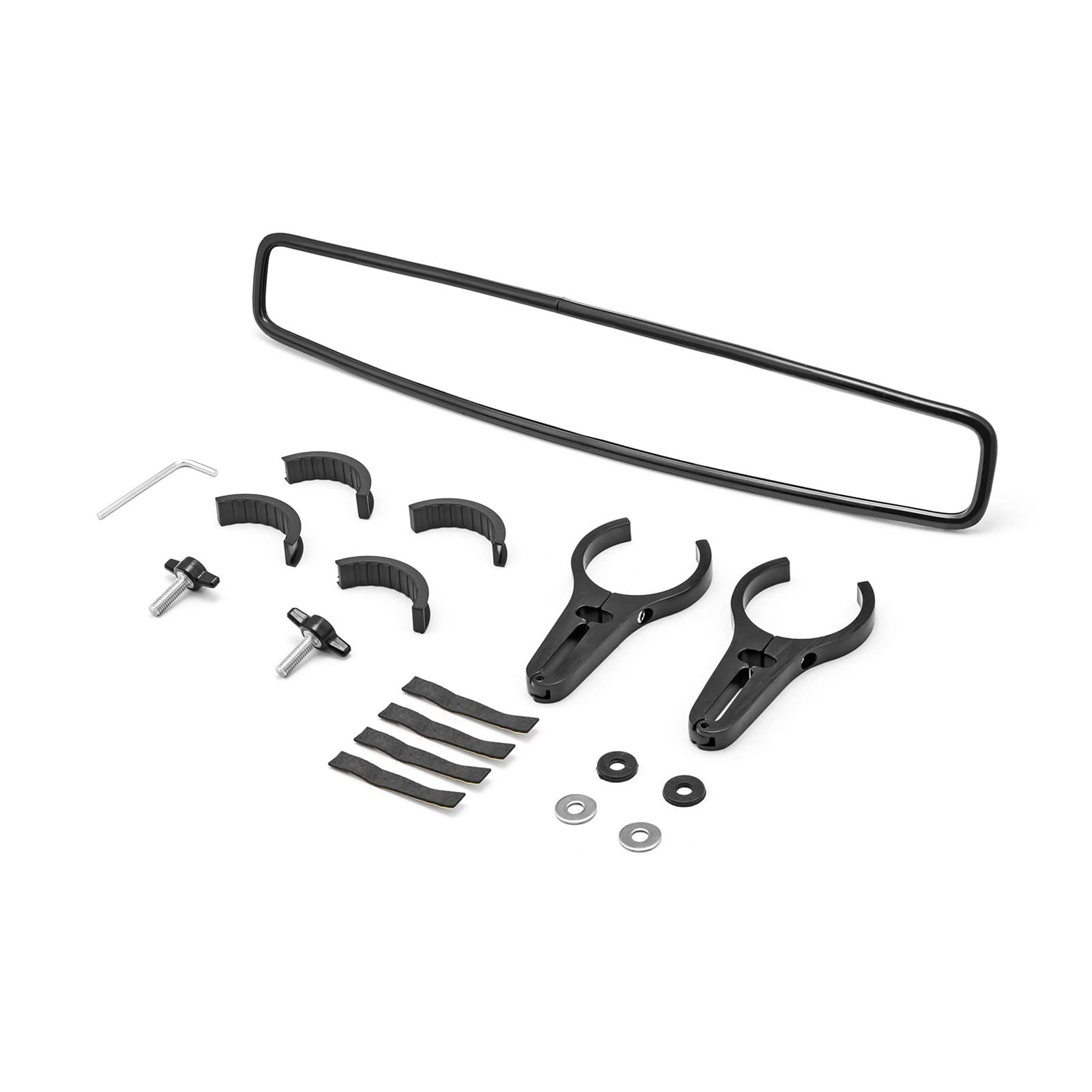 Rétroviseur central UTV large vision 1.75 2 barres horizontales pour Polaris RZR Can-Am X3