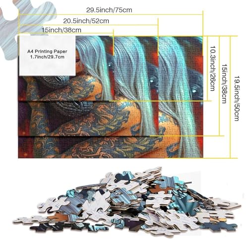 Puzzle para adultos de 1000 piezas con escena fantástica gótica de dragones 5