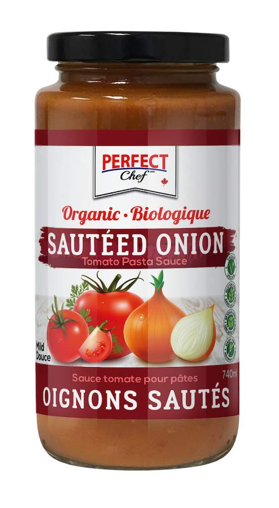Perfect Chef Organic Roasted Garlic Pasta Sauce (6-Pack), 6 x 740ml - Gluten Free, No Sugar Added, Vegan, Made in Canada. - 5