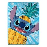 Northwest Disney Lilo & Stitch - Manta de Micro Raschel, piña Sorpresa