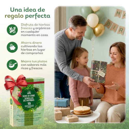 Miniatura 4 de Nojus Semillas De Hierbas 15 Variedades Planta, Semillas De Cocina, Set De Plantas Aromáticas Para Huerto Y Jardín