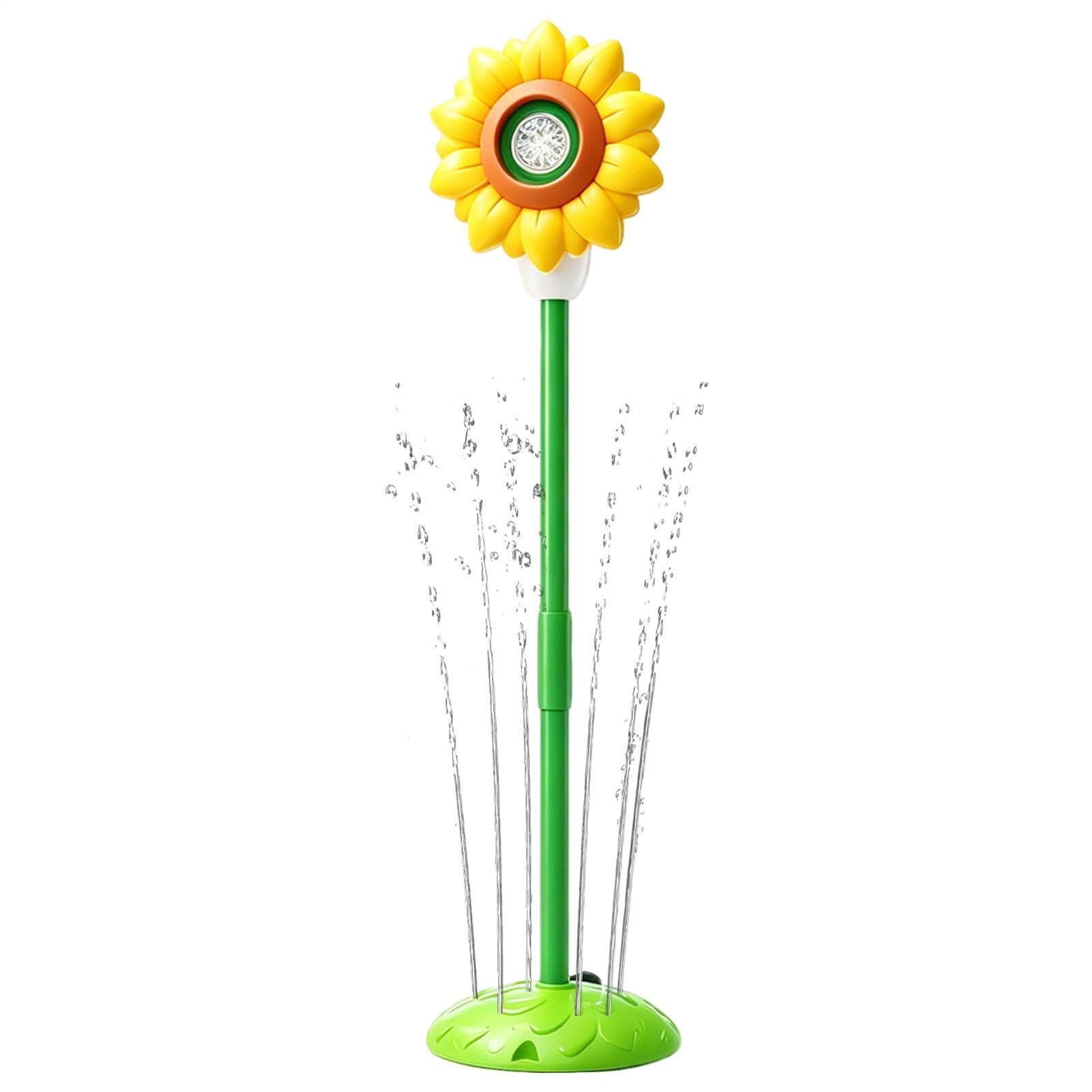 Macchina Bolle a Torre Soffiatore Giocattolo A Lampione Girasole Con Musica | Macchina Delle Bolle Da Esterno Con Spruzzatore D'Acqua Per Feste In Giardino, Prato, Matrimoni E Terrazzo