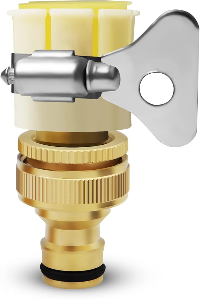 Mdlufee Diameter 23mm Mixer Tap Connector 1/2 & 3/4 Inch 2in1