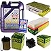 Produktbild QR-PARTS 69382939 Filter Set Inspektionspaket 5 Liter Motoröl Leichtlauf High Tech 5W-40 MANN-FILTER Innenraumfilter Kraftstofffilter Luftfilter Ölfilter