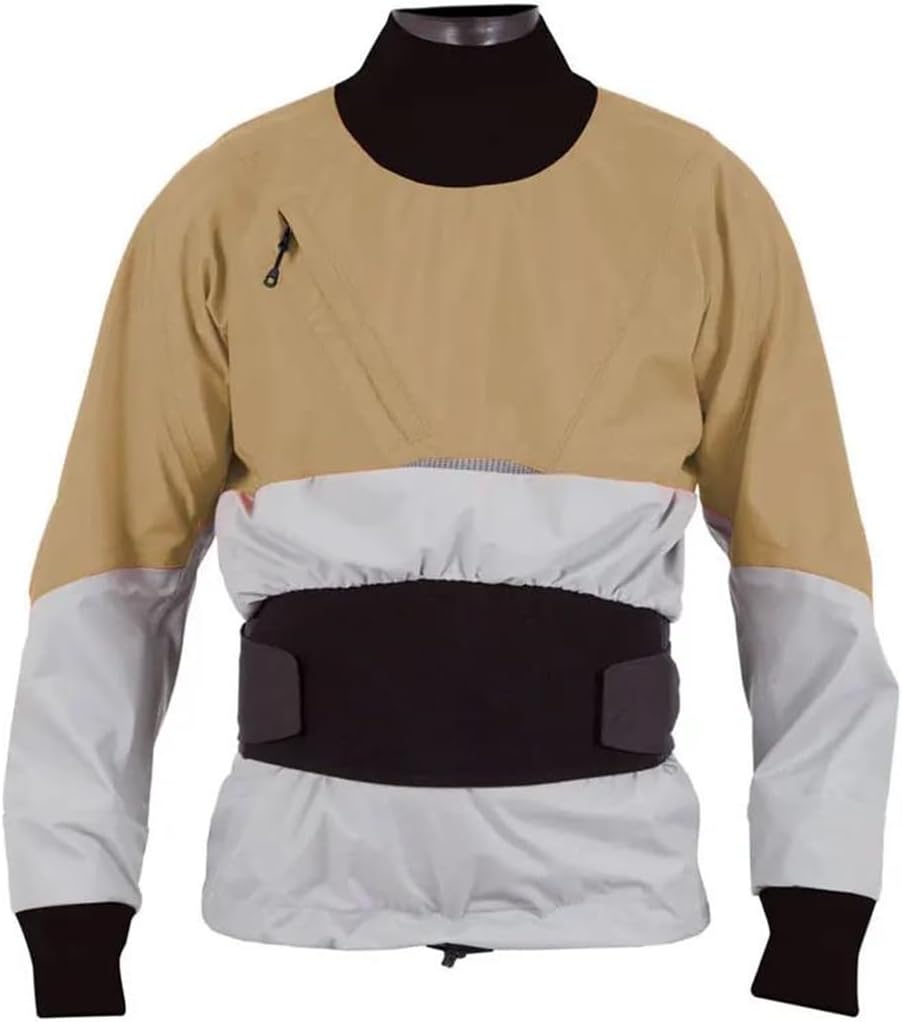 Men’s Women Breathale Dry Cags With Double Waist Spray Waterproof Paddling Adventure Jacket Drysuit