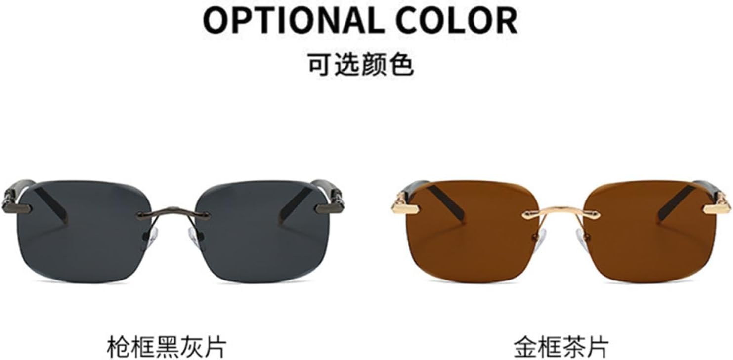 Sunglasses Fashion Metal Frame Women Men for Female Male Ellipse Sunglasses