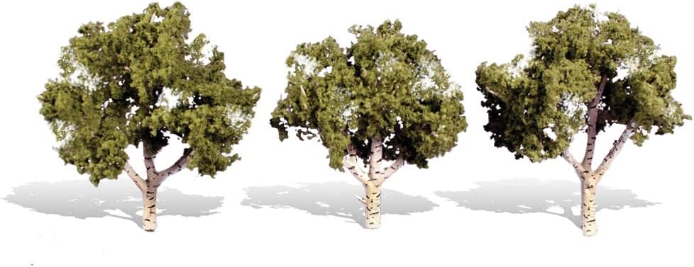 Micro-Mark Woodland Scenics® Woodland Classics® 4 to 5 Inch Waters Edge Trees, 3 Pk