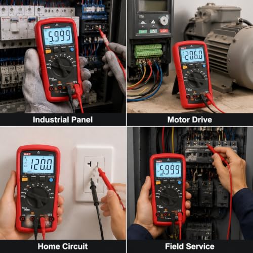 Image of UNI-T UT892 2000V AC /DC High Voltage Digital Multimeter Features VFC Mode Built-in NCV 6000 Counts True RMS By Skyking