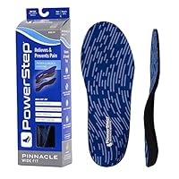 PowerStep Insoles, Pinnacle Wide, Wide Feet Arch Support Insole, Extra ...