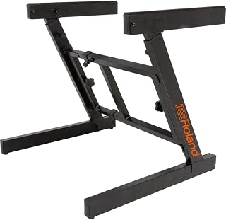 Roland Ks-10Z Keyboard Stand - Heavy-Duty Adjustable Stand for Stage Pianos And Other Keyboards