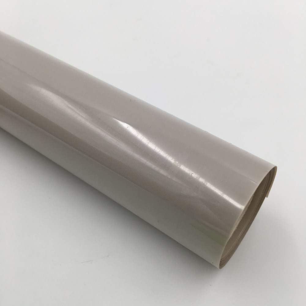 YURROAD HTV Vinly, Iron On Vinyl 40" x 12" Heat Transfer Vinyl for Fabric, HTV Vinyl Iron On Clothing/Shirts/Hats for DIY- Light Gray HTV Vinly