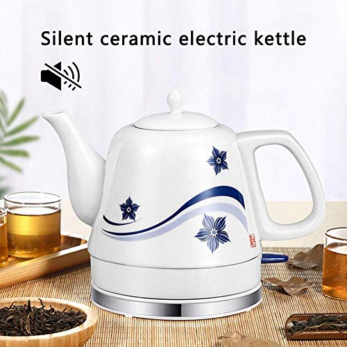 Hervidor eléctrico cerámico sin cable blanco 1.0L 1000W miniatura 6