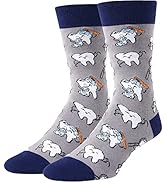 Zmart Mens Funny Occupation Teeth Med Barber Socks Crazy Doctor Dentist Police Lawyer Gift