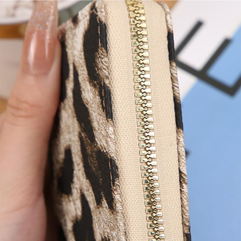 Women's Leopard Small Wallet, ID Card Slots for Storage3