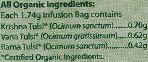 Chá Tulsi Original 25 Sachês - Organic India