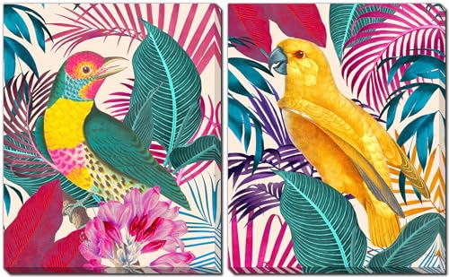Art Source Ecstatic Jungle Set of 2, 16