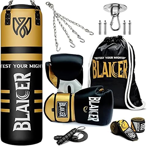 BLAICER Saco de Boxeo Adulto sin Relleno con Accesorios Cover