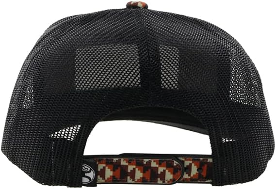 HOOEY Adjustable Snapback Trucker Mesh Back Hat (Lakota - 2248T-BRBK)