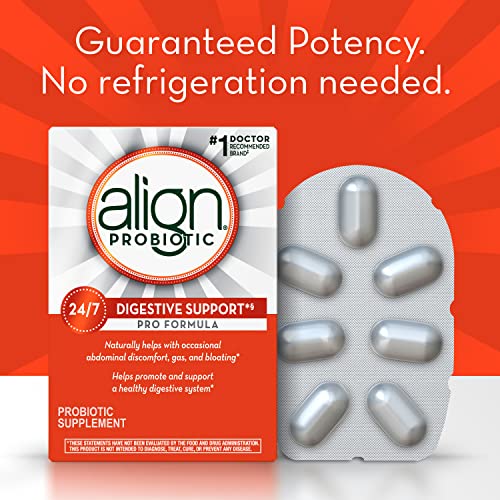 Align Probiotic, Pro Formula, Probiotics For Women And Men, Daily Probiotic Supplement For Digestive Health, Helps Soothe Occasional Abdominal Discomfort, Gas, And Bloating 63 Capsules #TOP6