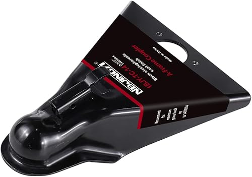 NBJINGYI Clase III 2 en la capacidad del acoplador 7000LBS del marco A, polvo forjado de la cabeza resistente del molde revestido negro