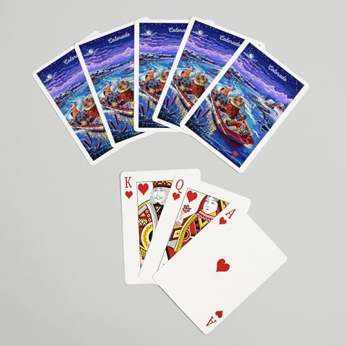 Baraja de Cartas Lantern Press Poker 52 Cartas miniatura 7