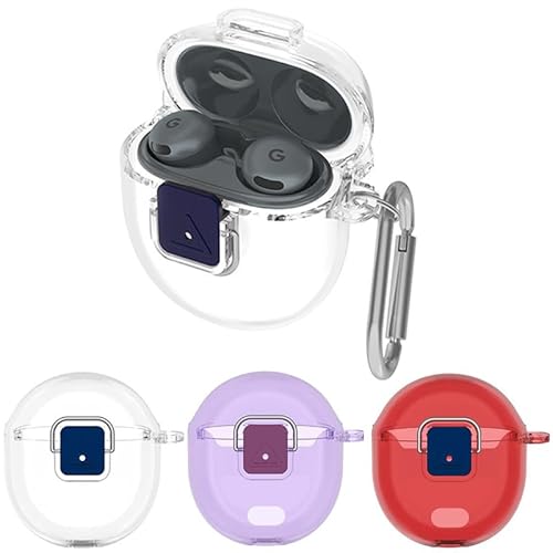 [KOMININA] Google Pixel Buds 2a �P�[�X TPU �N���A �C���z���P�[�X ���S���b�N�݌v �h�o �ϏՌ� �����h�~ �����[�d�\ Google Pixel Buds 2a �Ή� �J�o�[ �J���r�i�t�� (�N���A)