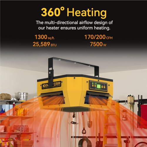 Meeboes Dimaferr 360 Degree Electric Garage Heater 240V thumb #1