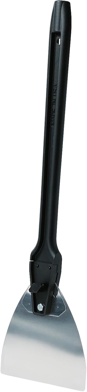 Adjustable Wipedown Knife 7 Inch Stainless Steel Blade, Easy Angle Adjustment | Advance Equipment MFG Co. | 18" Handle with Extension Pole Thread | Model 38007 | 100+ Years Family Owned USA Made