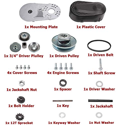 Torque Converter Go Kart Clutch Set 3/4 inch 12T #35 Chain