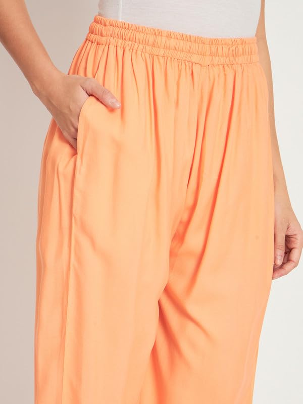 Image of Soft Colors Women Regular Fit Pocket Palazzo