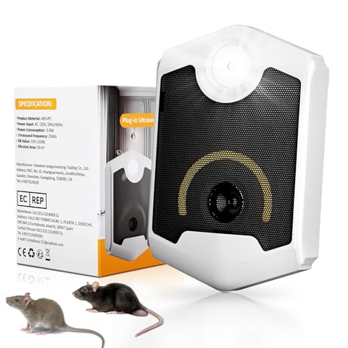 MEKEET Mäuse Vertreiben, Mäuseabwehr, Mäuseschreck Ultraschall, Mäuseschreck, Mäuseabwehr Ultraschall Testsieger, Mäuseabwehr Im Haus, Dachboden Mit...