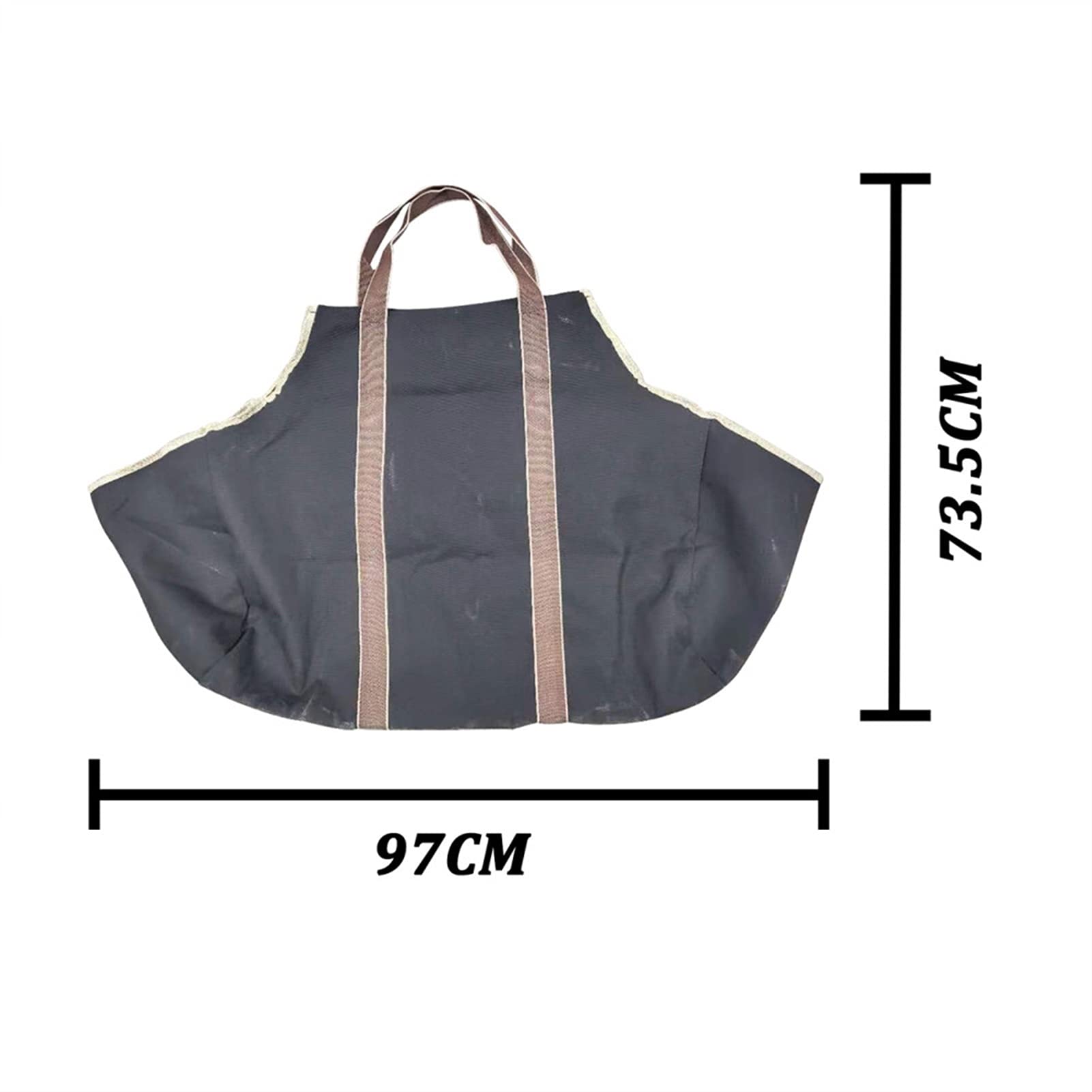 Outdoor Hearth Canvas Firewood Storage Bag - Log Tote Carrier na ognisko i kemping, trwały stojak do przechowywania
