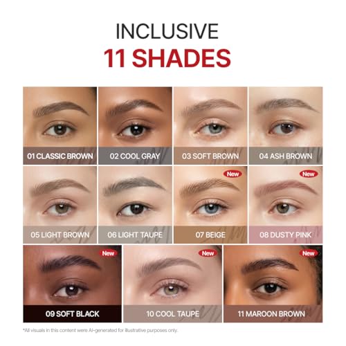 Image of Espoir The Brow Balance Pencil #9 Soft Black | Eye Brow Pencil that's Natural and Easy to Draw without Clumping | A Detailed and Rich Eyebrow Texture | Korean Makeup