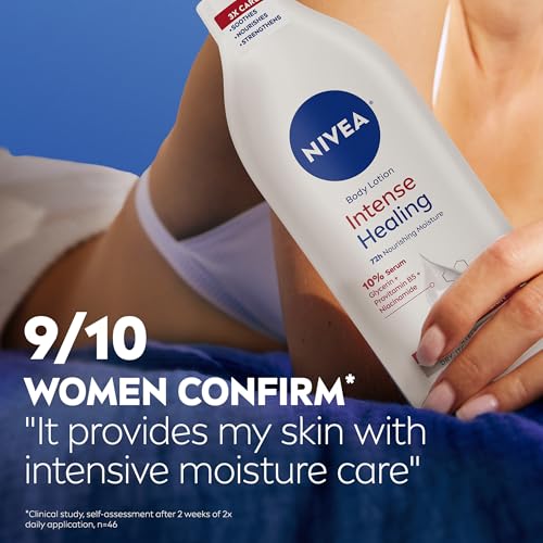 NIVEA Intense Healing Body Lotion, 72-Hour Moisturizing Lotion,16.9 FL OZ - image 7