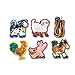 MELISSA & DOUG Farm Animals Lace And Trace Panels, 1 EA
