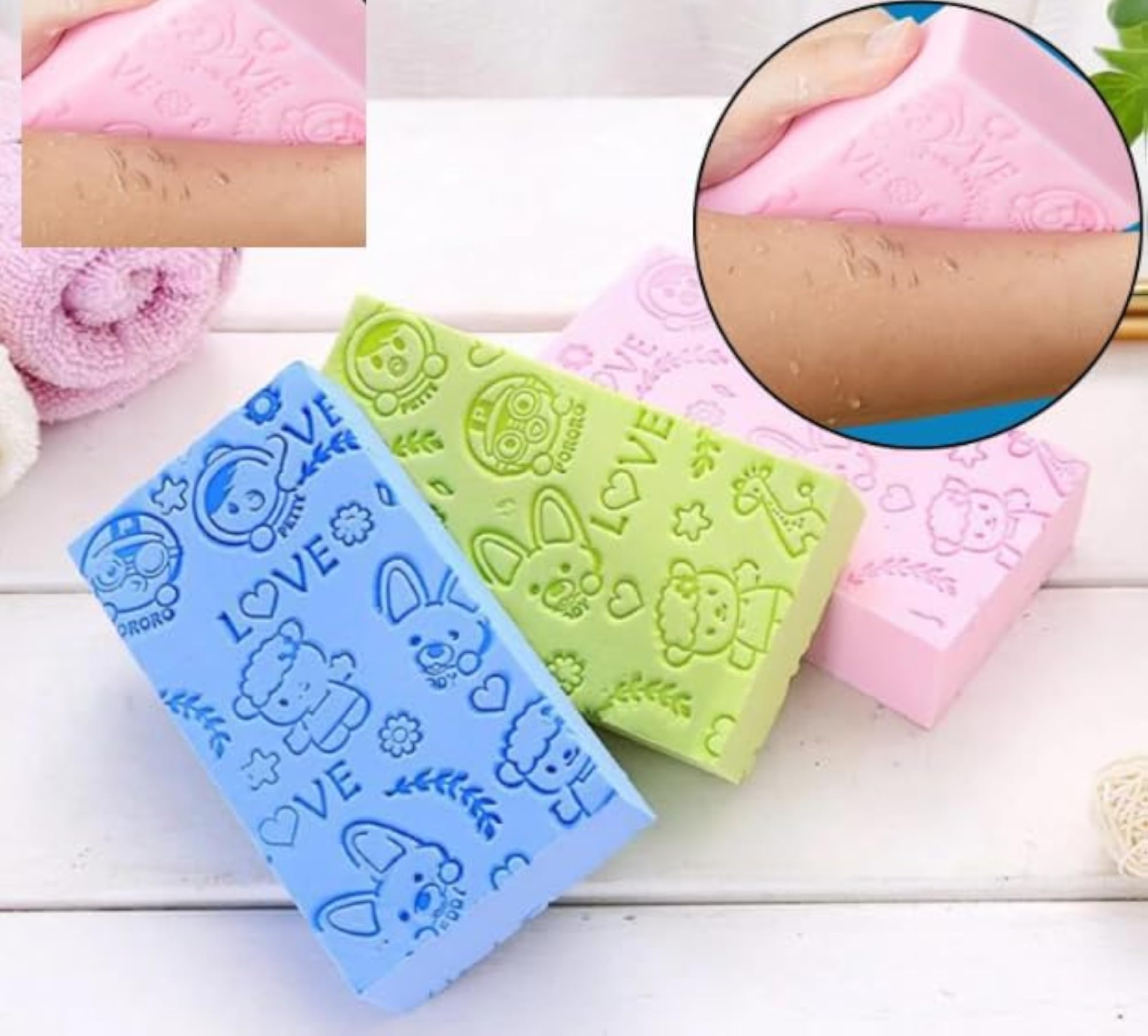 Ultra Soft Exfoliating Sponge for Bathing