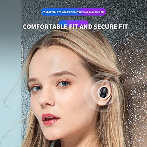 Kenkuo Wireless Ear Buds For Small Ears, Built-In Microphone, Ipx5 Waterproof Bluetooth Earbuds, Immersive Premium Sound, Long Distance Connection, Wireless Earphones For Sport/Work/Travel, Pink #TOP5