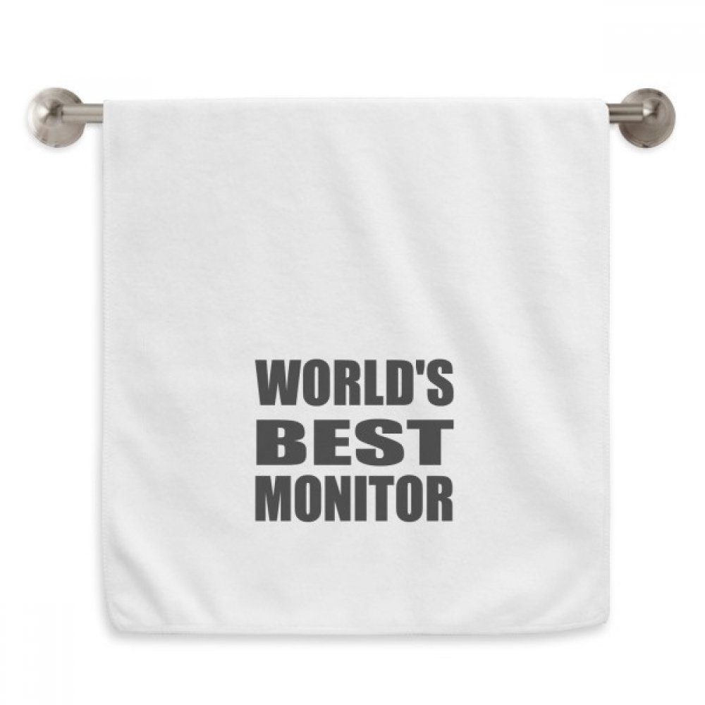 Serviette Monde Meilleur Moniteur motif diadème, le cadeau de fin d'études parfait