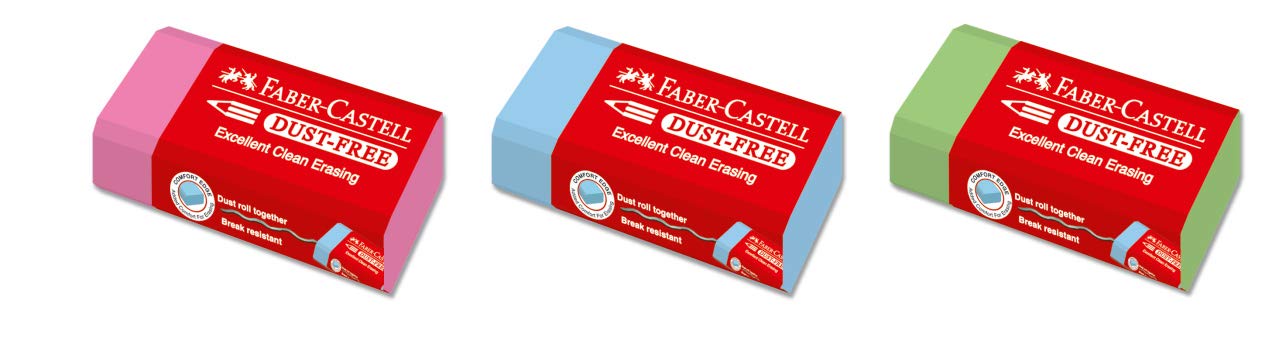 Faber-Castell Dust-Free Renkli Silgi