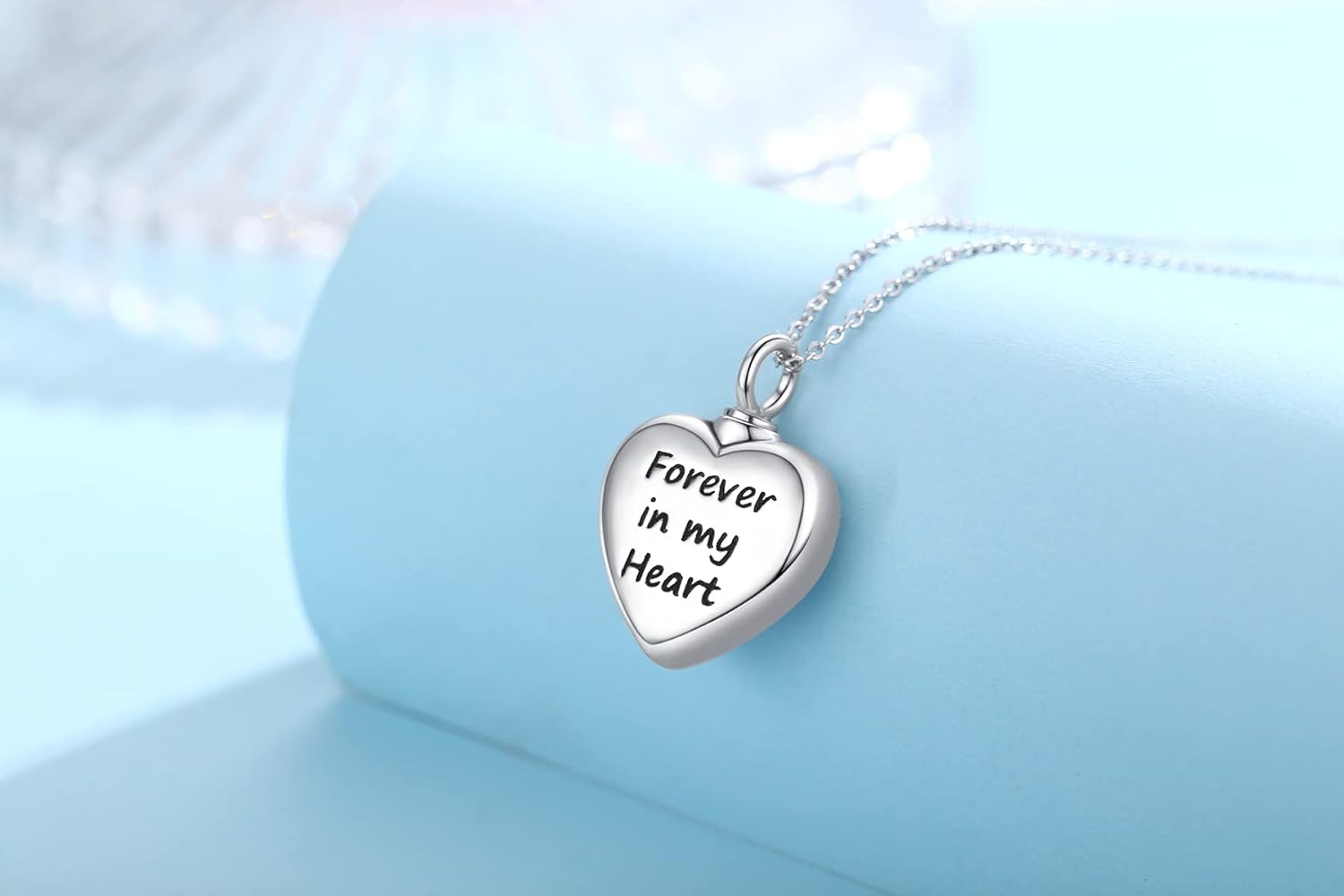 Butterfly Urn Necklaces for Ashes 925 Sterling Silver Ashes Keepsake Necklace Butterfly Necklace Cremation Jewelry for Ashes Gifts for Women Men - Image 6