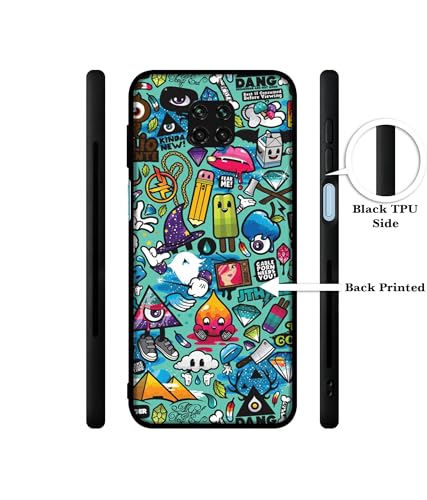 Image of Crazy Design Premium 2D Printed Metal Back Case Cover for Mi Redmi Note 9 Pro /Note 9 Pro Max /Poco M2 Pro